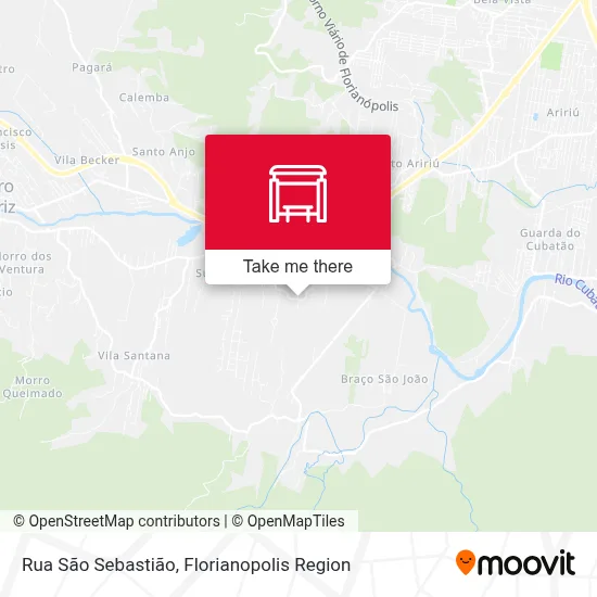 Rua São Sebastião map
