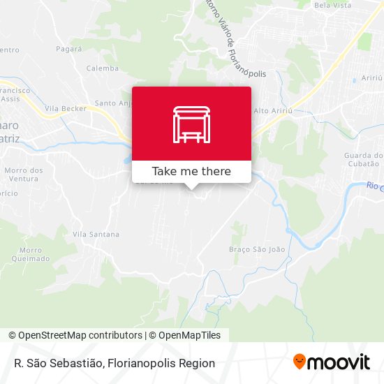 R. São Sebastião map