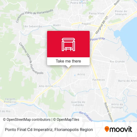 Ponto Final Cd Imperatriz map