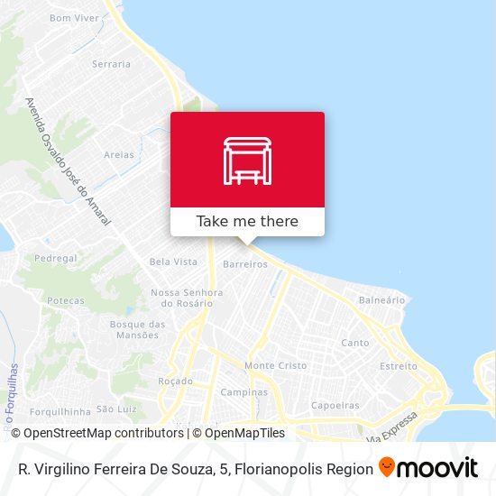 R. Virgilino Ferreira De Souza, 5 map
