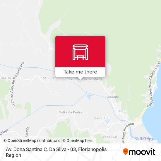 Av. Dona Santina C. Da Silva - 03 map