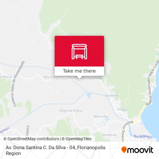 Av. Dona Santina C. Da Silva - 04 map