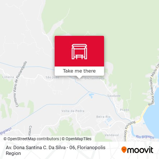 Av. Dona Santina C. Da Silva - 06 map
