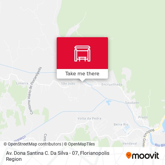 Av. Dona Santina C. Da Silva - 07 map