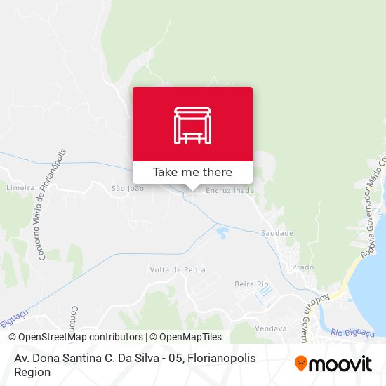 Av. Dona Santina C. Da Silva - 05 map