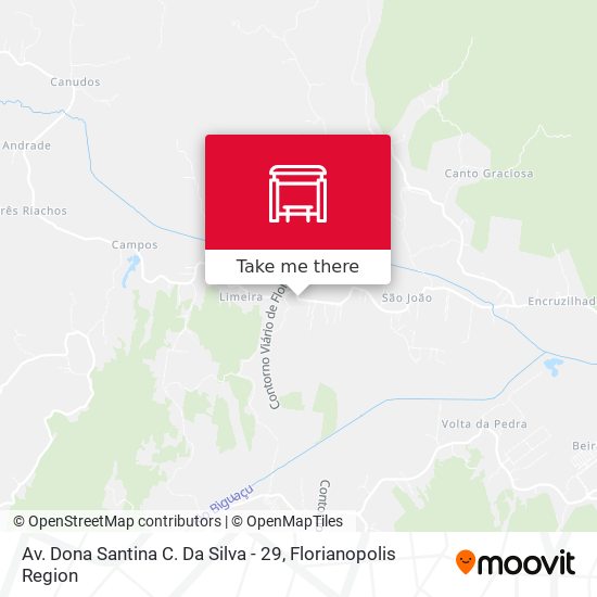 Av. Dona Santina C. Da Silva - 29 map