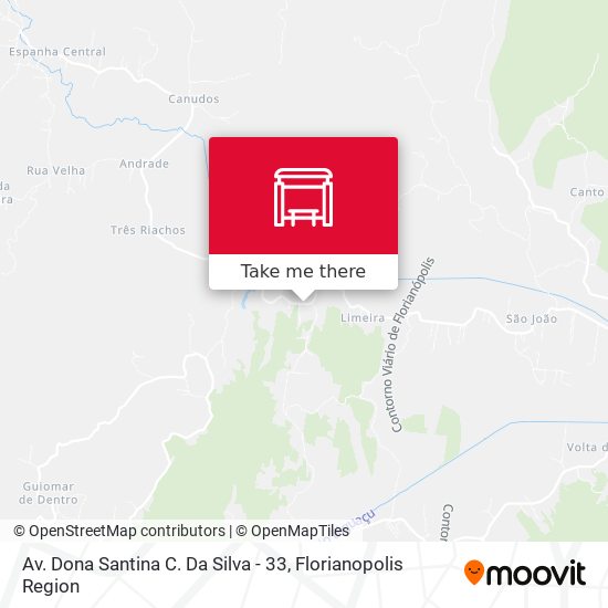 Av. Dona Santina C. Da Silva - 33 map