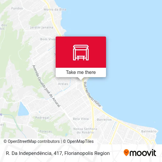 R. Da Independência, 417 map