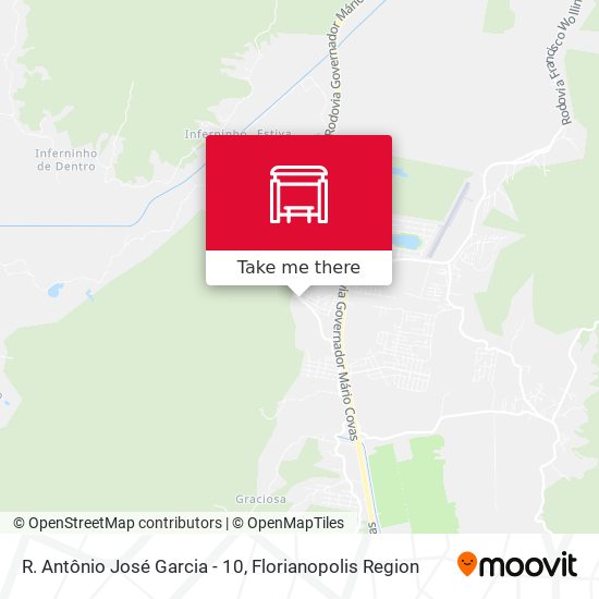 R. Antônio José Garcia - 10 map