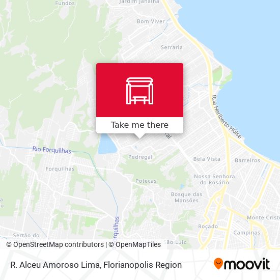 R. Alceu Amoroso Lima map