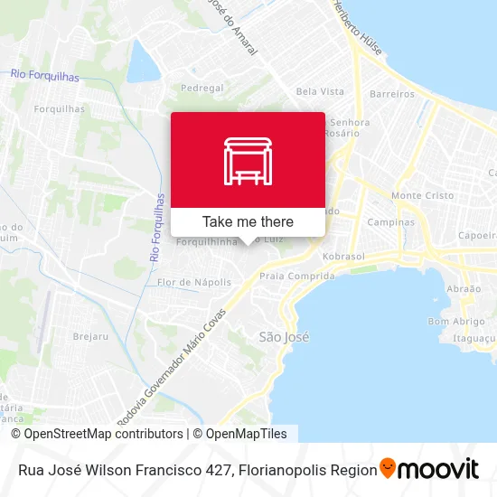 Rua José Wilson Francisco 427 map