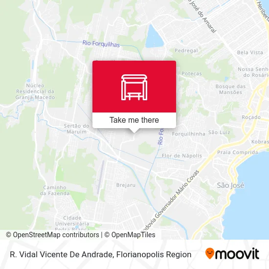 R. Vidal Vicente De Andrade map