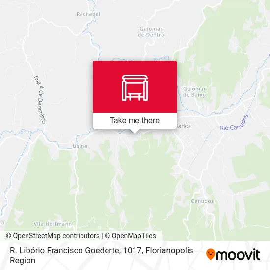 R. Libório Francisco Goederte, 1017 map