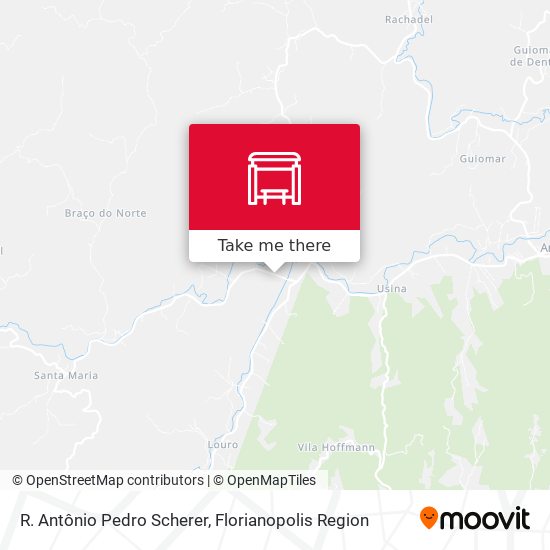 R. Antônio Pedro Scherer map