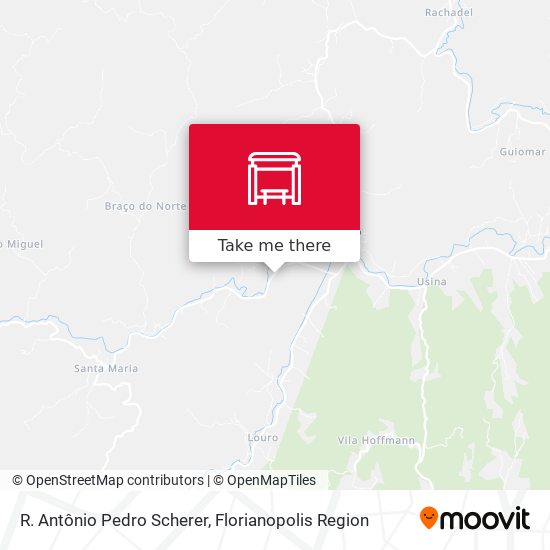 R. Antônio Pedro Scherer map
