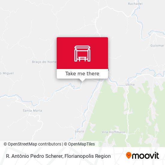 R. Antônio Pedro Scherer map