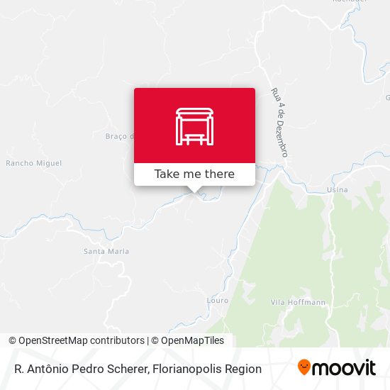 R. Antônio Pedro Scherer map