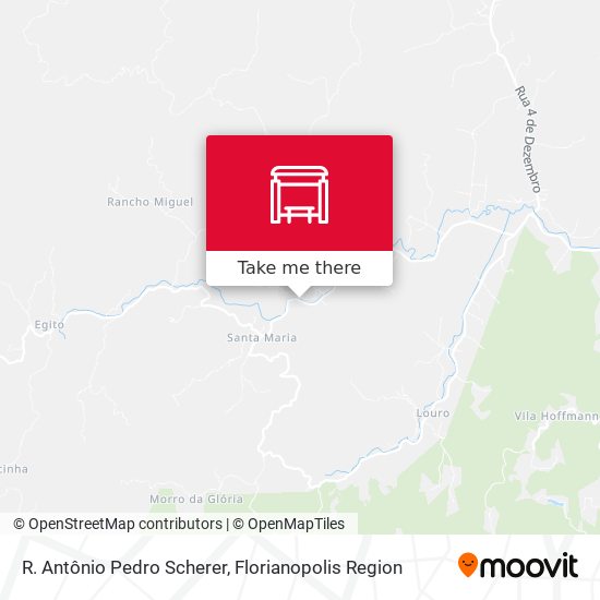 R. Antônio Pedro Scherer map