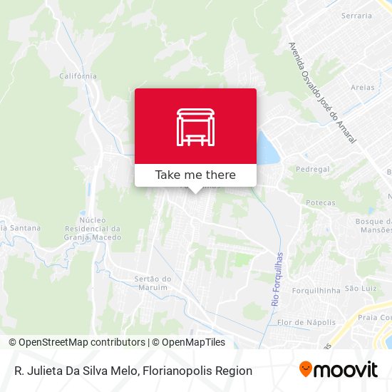 R. Julieta Da Silva Melo map