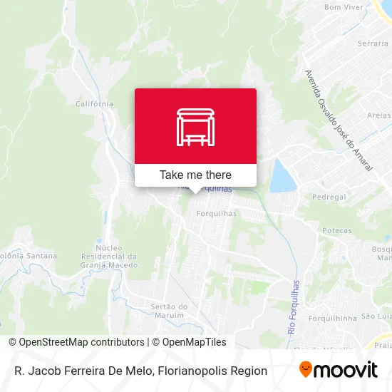 R. Jacob Ferreira De Melo map