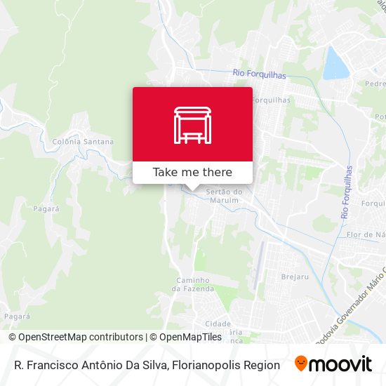 R. Francisco Antônio Da Silva map