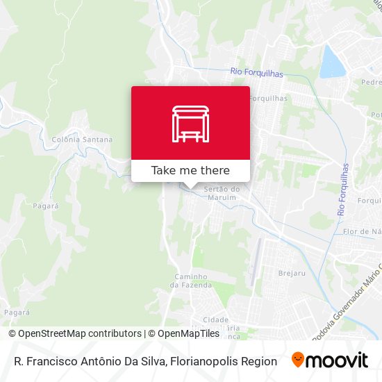 R. Francisco Antônio Da Silva map