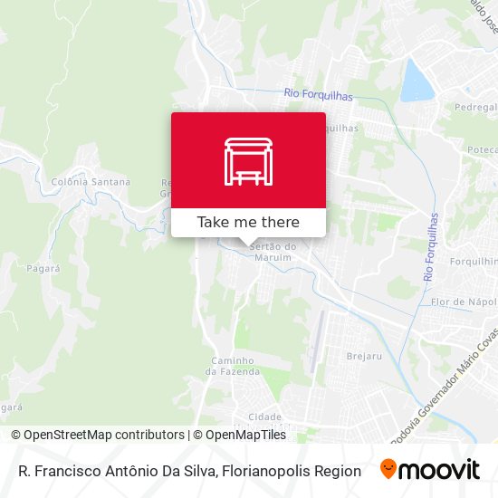 R. Francisco Antônio Da Silva map