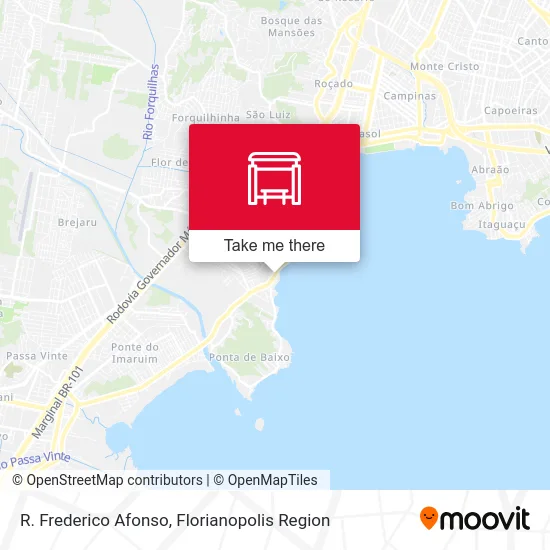 R. Frederico Afonso map