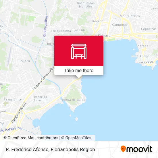 R. Frederico Afonso map