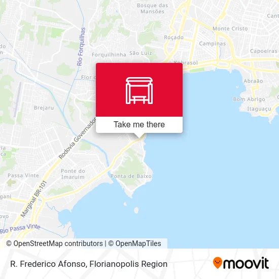 R. Frederico Afonso map