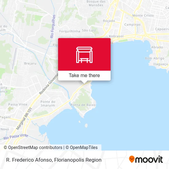 R. Frederico Afonso map