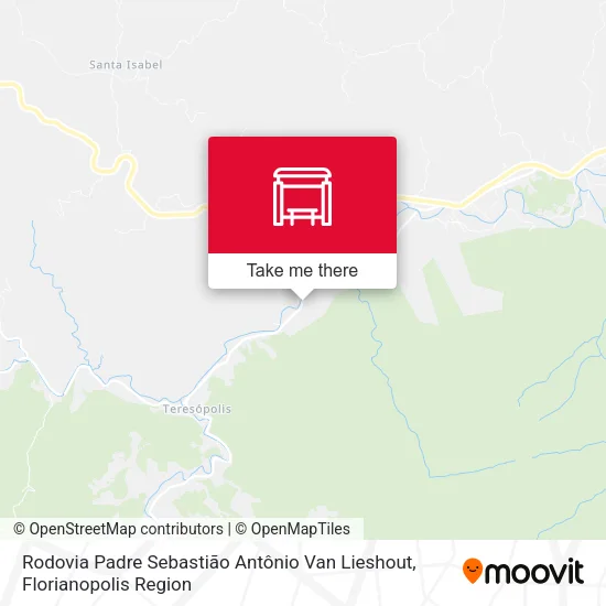 Rodovia Padre Sebastião Antônio Van Lieshout map