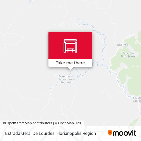 Estrada Geral De Lourdes map