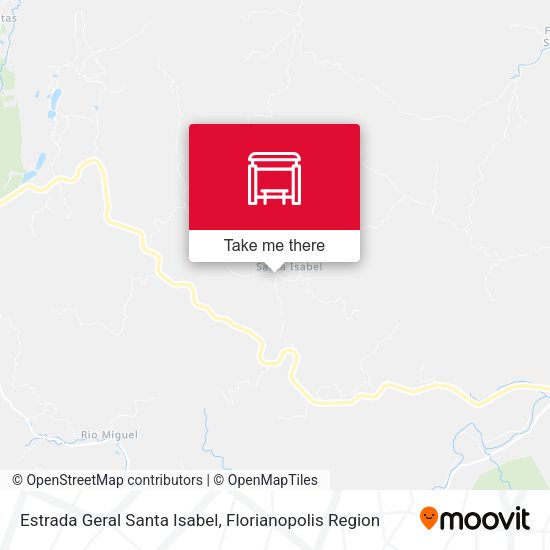 Estrada Geral Santa Isabel map