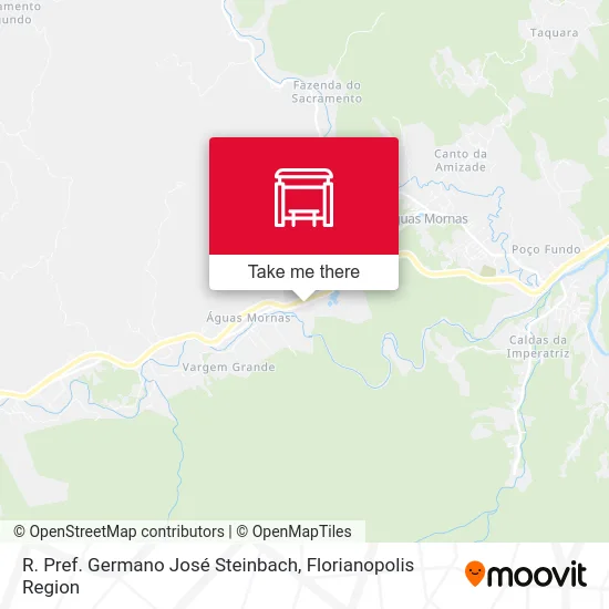 R. Pref. Germano José Steinbach map