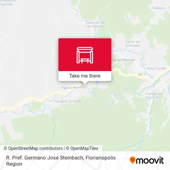 R. Pref. Germano José Steinbach map