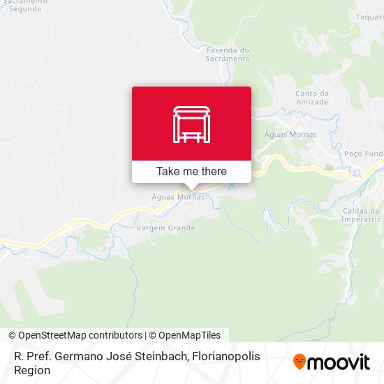 R. Pref. Germano José Steinbach map