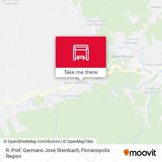 R. Pref. Germano José Steinbach map