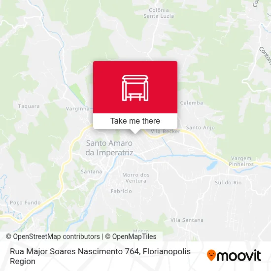 Rua Major Soares Nascimento 764 map