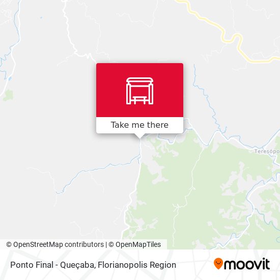 Ponto Final - Queçaba map