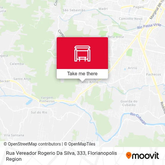 Rua Vereador Rogerio Da Silva, 333 map