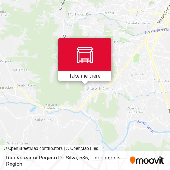 Rua Vereador Rogerio Da Silva, 586 map