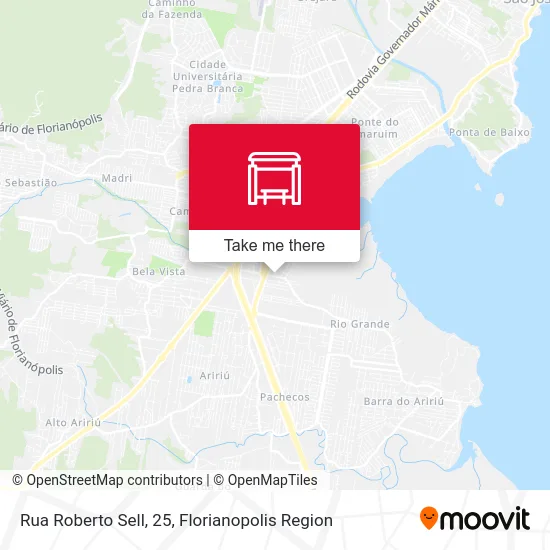 Rua Roberto Sell, 25 map