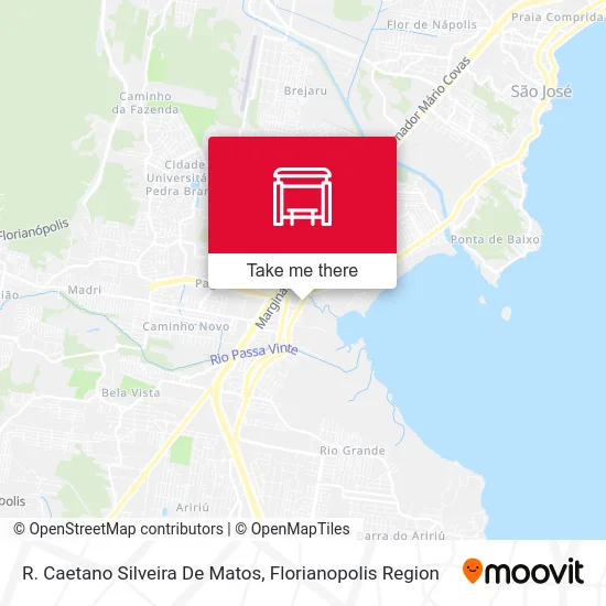 R. Caetano Silveira De Matos map