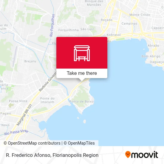 R. Frederico Afonso map