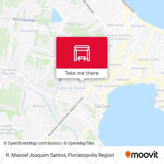 R. Manoel Joaquim Santos map
