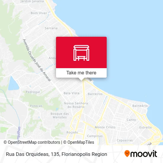 Rua Das Orquideas, 135 map