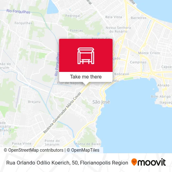 Rua Orlando Odílio Koerich, 50 map