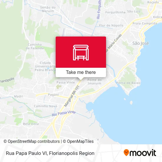 Rua Papa Paulo VI map