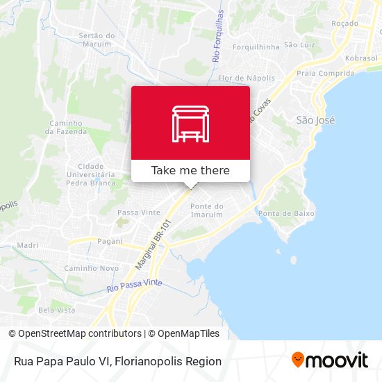 Rua Papa Paulo VI map